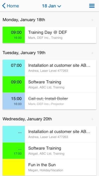 resource scheduling software image